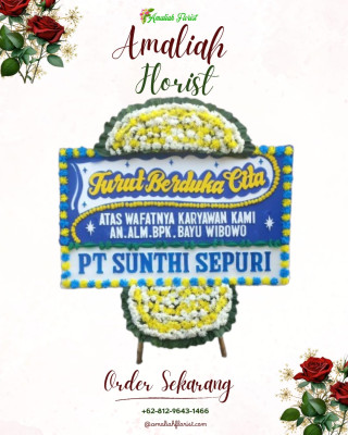 Papan Bunga Duka di Antapani