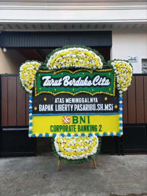 Papan Bunga Duka di Antapani