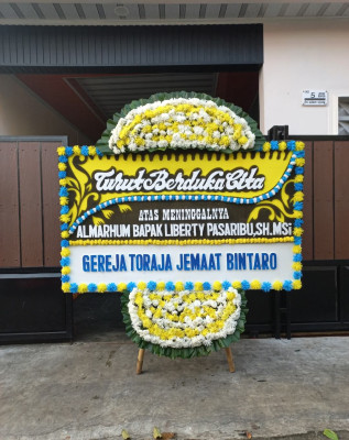 Papan Bunga Duka di Antapani