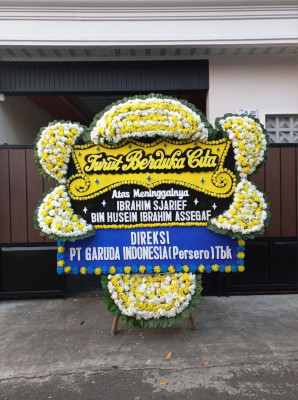 Papan Bunga Duka di Antapani