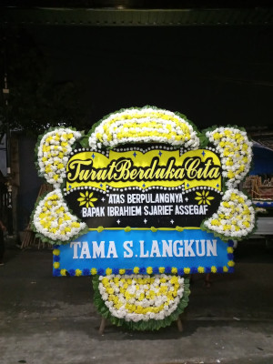 Papan Bunga Duka di Antapani
